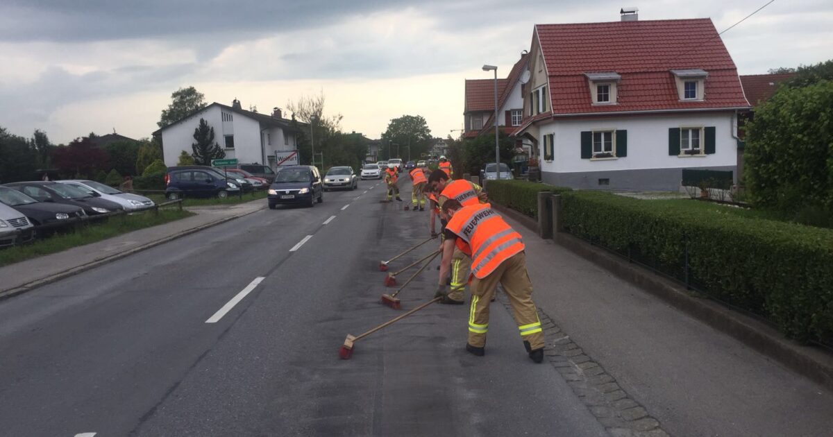 ENr-19 30.06.2016 17:20 Uhr – Hofsteigstraße >> längere Ölspur