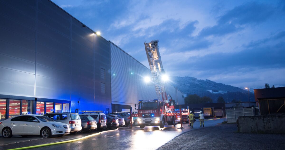 Großübung – Firma Meusburger