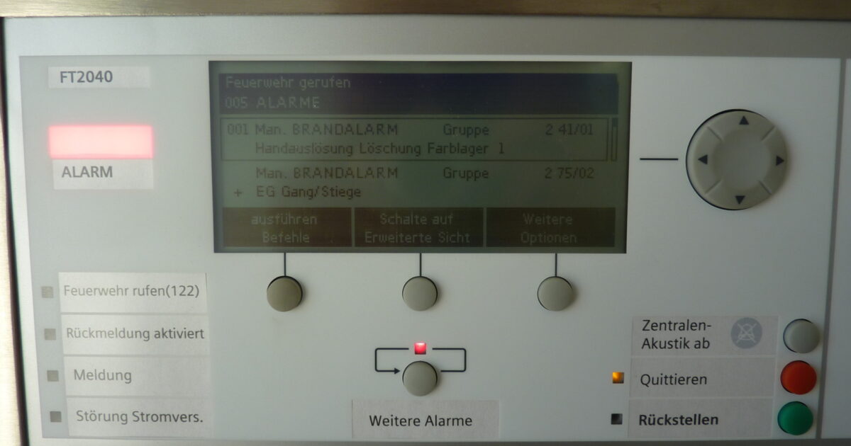 ENr-59 22.09.2017 11:42 Uhr – Holzriedstraße >> BMA hat ausgelöst