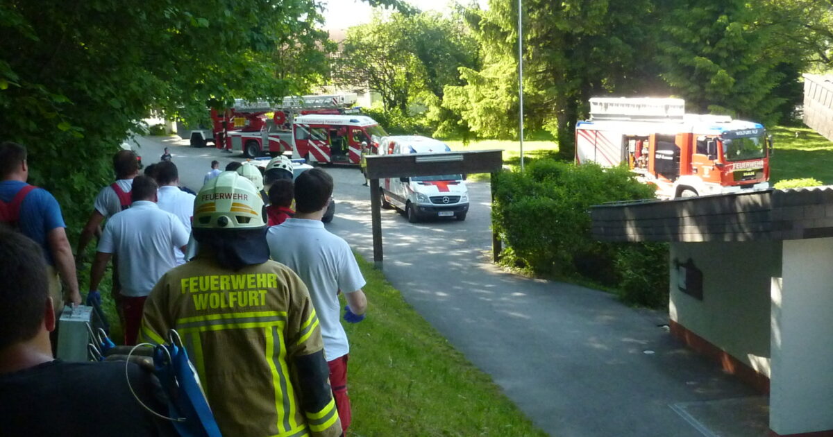 ENr-31 28.05.2017 16:31 Uhr – Bregenzer Ache >> Tragehilfe für Rettungsdienst