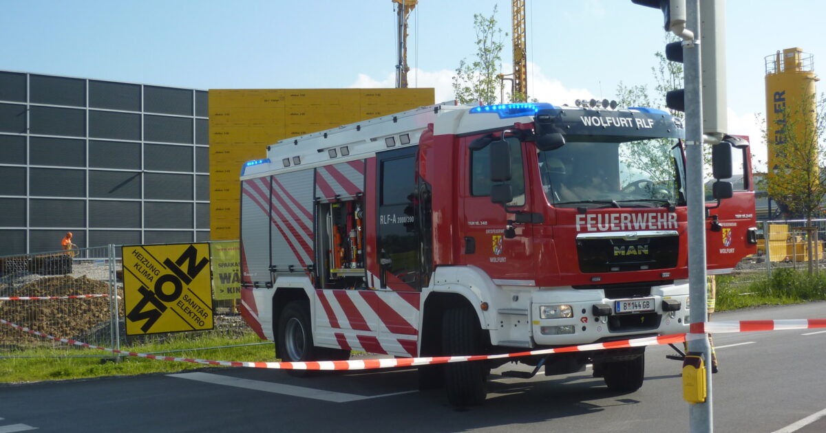 ENr-36 14.06.2018 08:30 Uhr – Konrad-Doppelmayr-Straße >> Gasleck bei Bauarbeiten