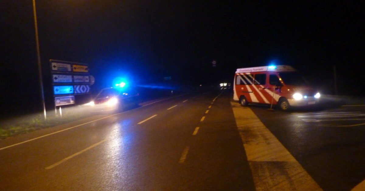 ENr-64 23.10.2018 01:56 Uhr – Senderstraße >> längere Ölspur