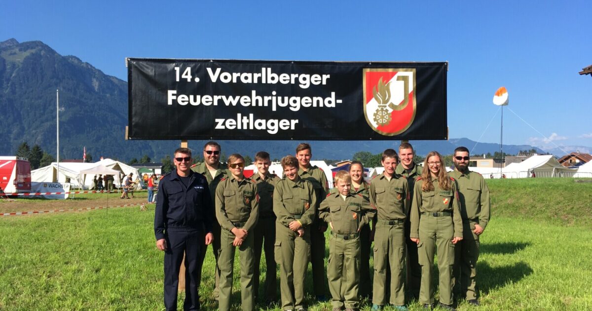 23.08.-25.08.2017 14. Feuerwehrjugendzeltlager in Ludesch