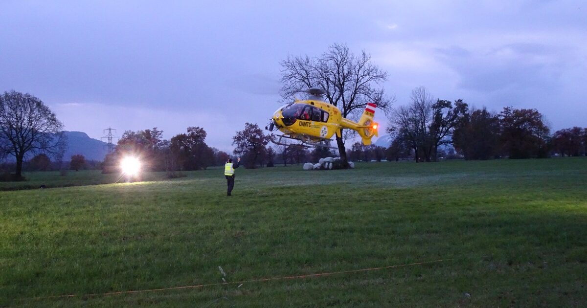 ENr-71 14.11.2019 16:26 Uhr – WOLFURT L190 >> Verkehrsunfall