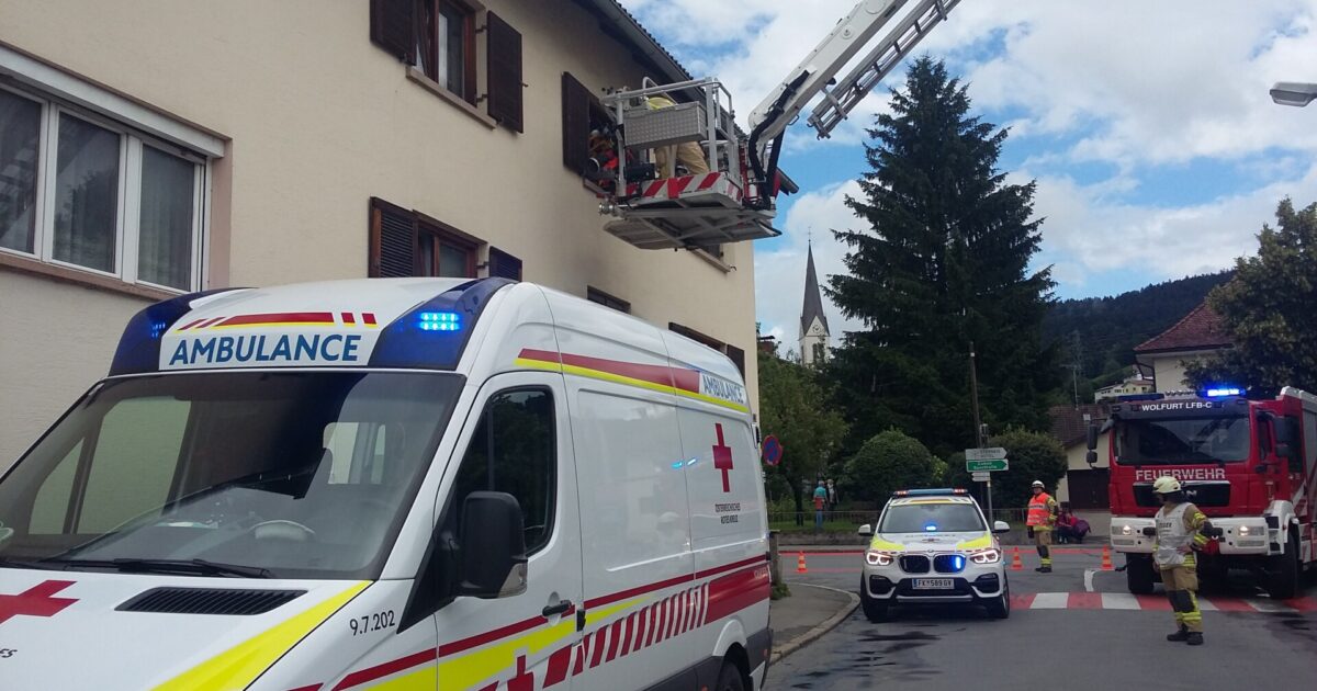 ENr-40 29.06.2020 13:36 Uhr – Lauteracherstraße >> Unterstützung Rettungsdienst