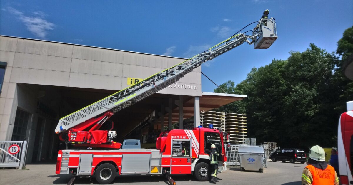 Einsatz Nr-69 22.07.2021 14:52 Uhr – LAUTERACH Johann Schertler-Straße >> Rauchentwicklung