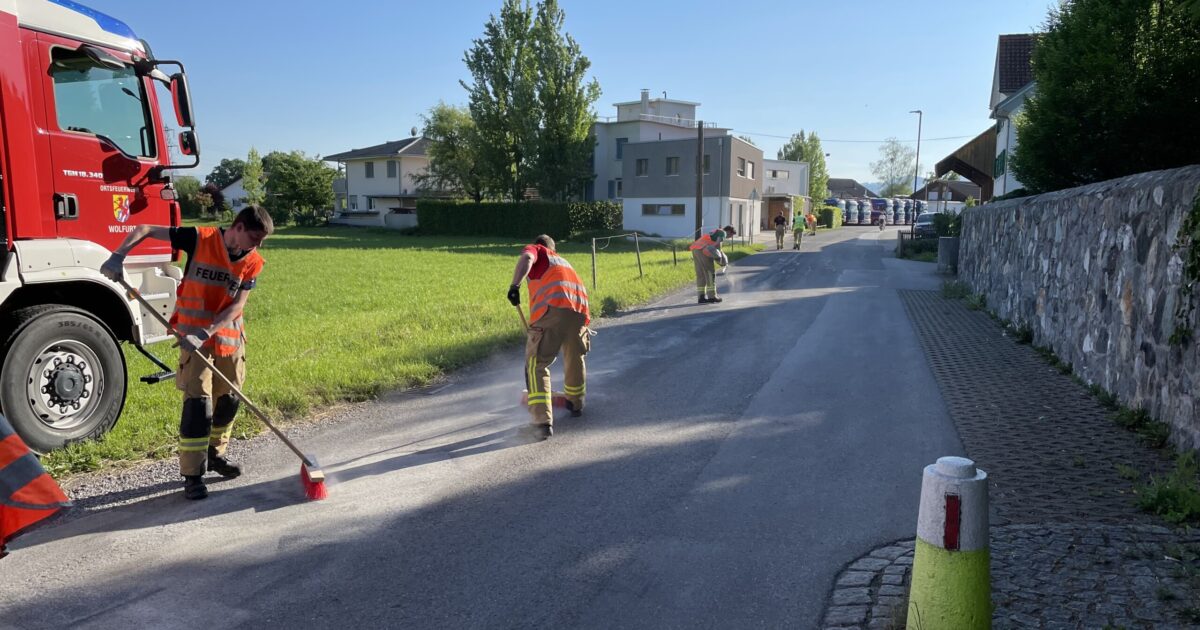 Einsatz Nr-35 18.05.2022 18:03 Uhr – Flotzbachstraße >> Ölspur