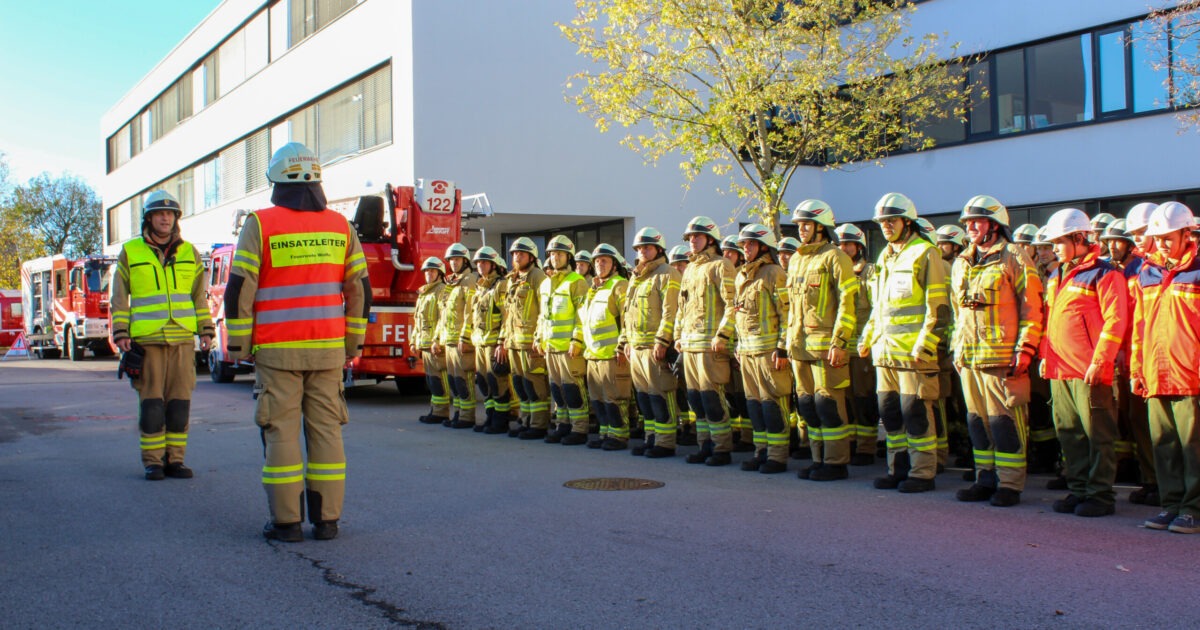 Schlussübung 2022 in der Mittelschule Wolfurt