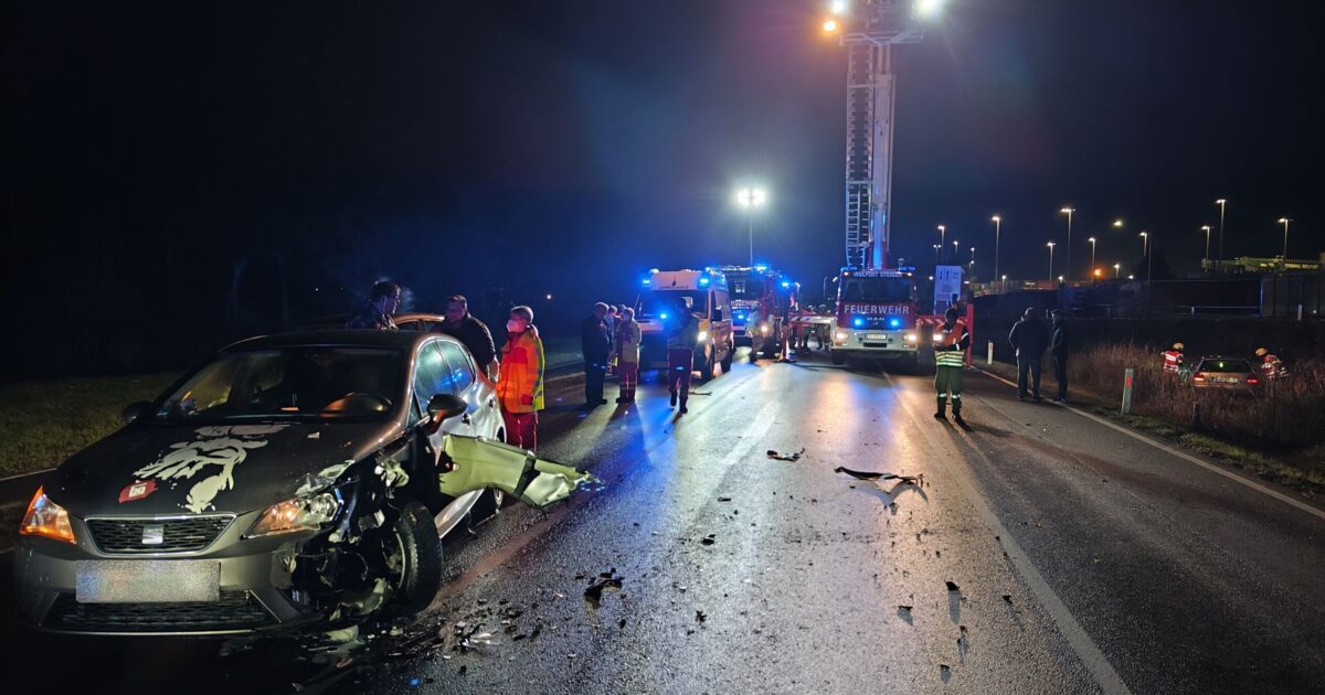 Einsatz Nr-354 20.12.2022 19:39 Uhr – L190 >> Verkehrsunfall mit Verletzten