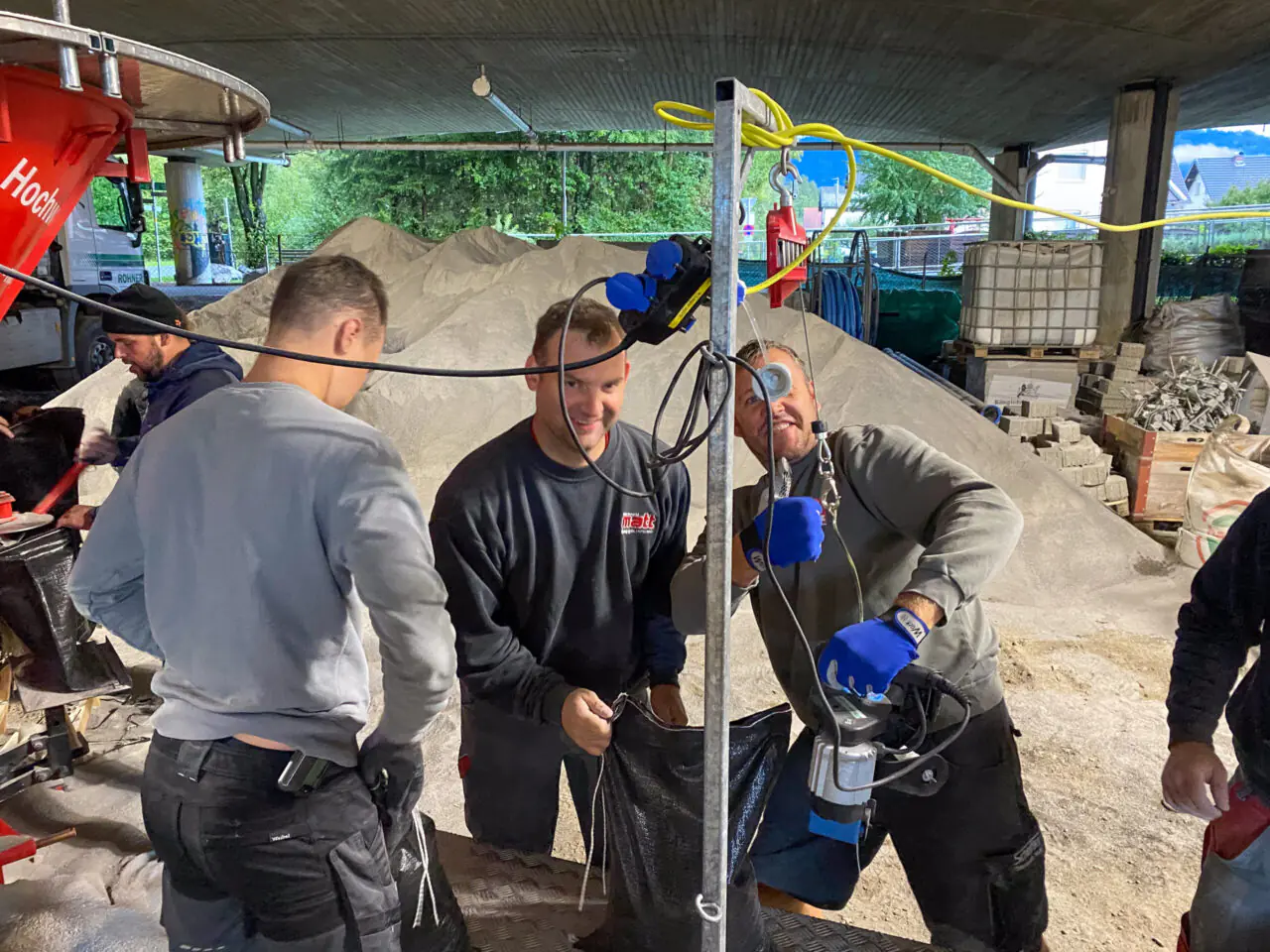 Sandsäcke Feuerwehr Wolfurt – Hochwasserschutz