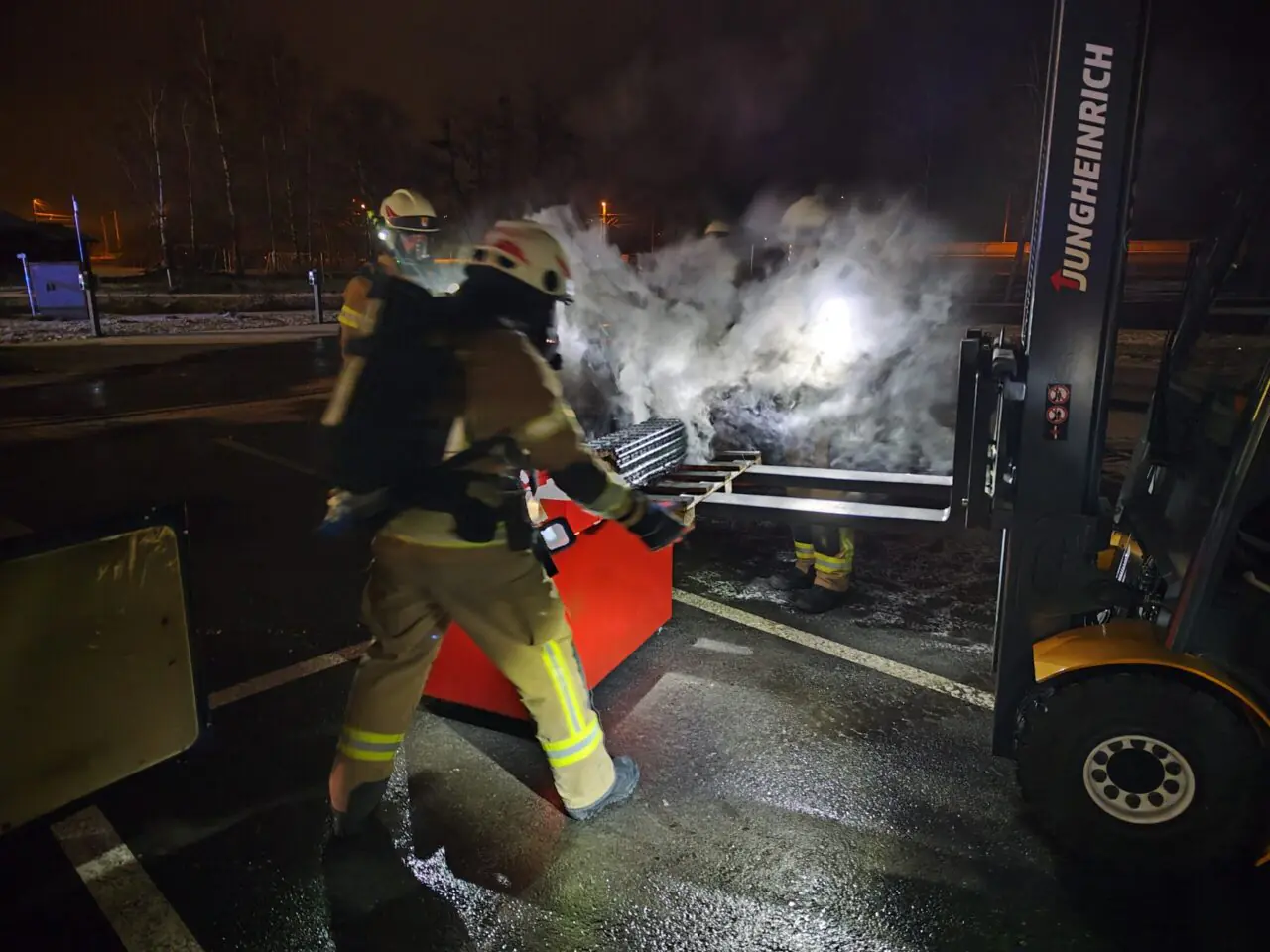 Atemschutzübung Feuerwehr Wolfurt
