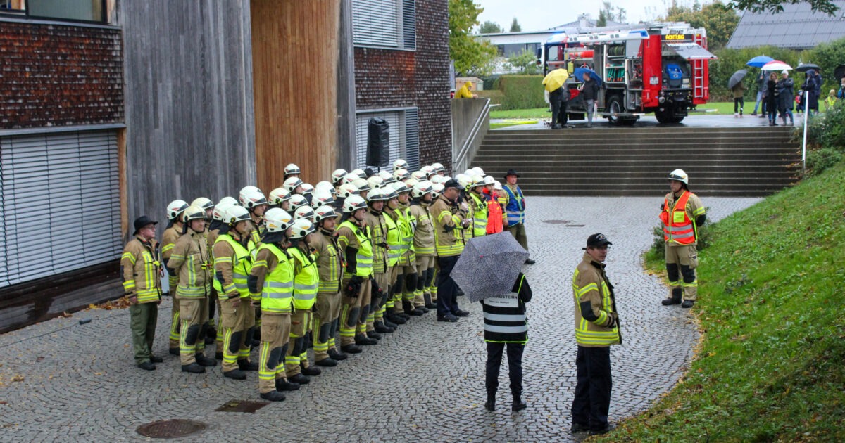 Spektakuläre Schlussübung 2023 unter widrigen Bedingungen