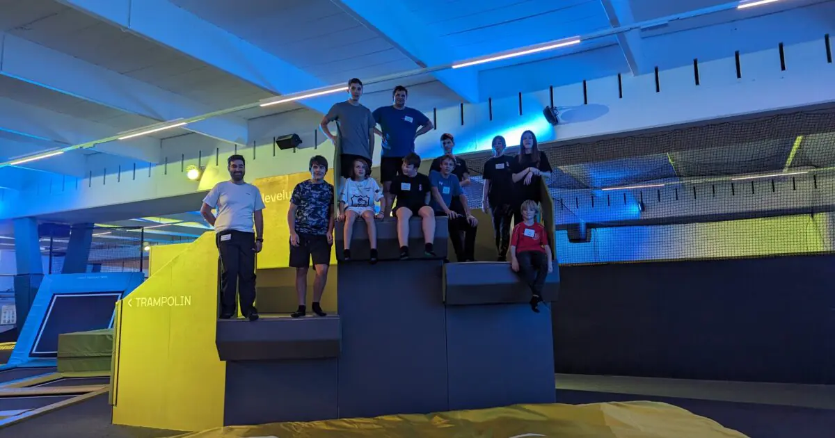 12.12.2023 Feuerwehrjugendprobe im Trampolinpark