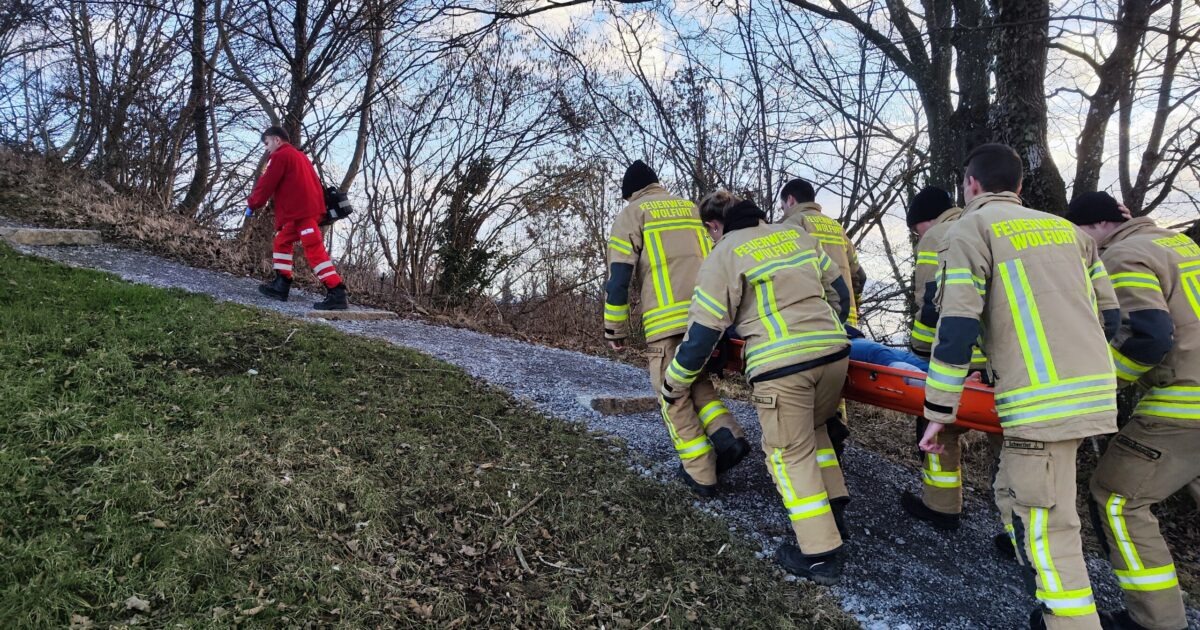 Einsatz-Nr 11 31.01.2024 16:24 Uhr – Schloss Wolfurt > Tragehilfe