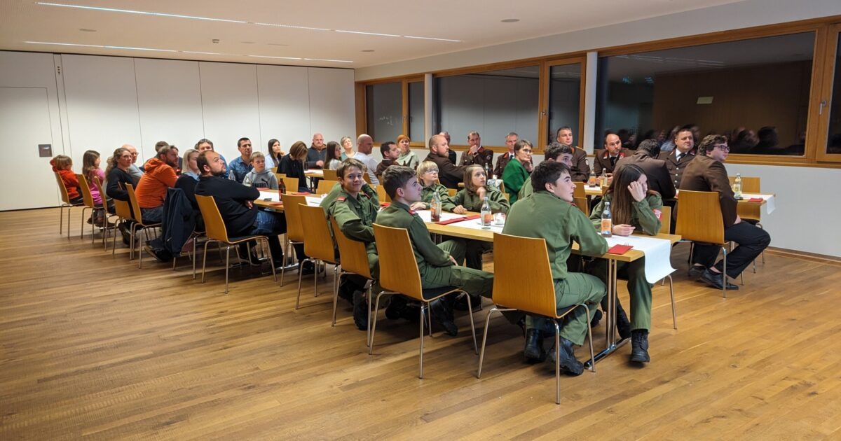 12.01.2024 Elternabend der Feuerwehrjugend Wolfurt 