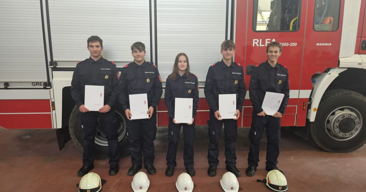23.11.2024 Feuerwehrjugend-Leistungsabzeichen in Gold