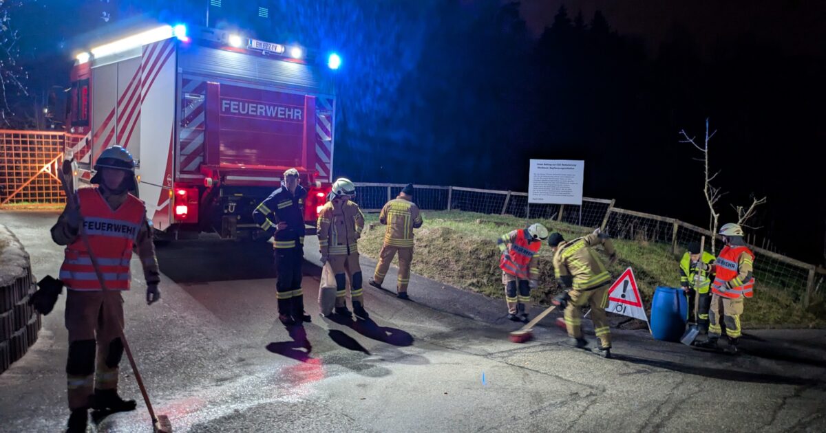 Einsatz-Nr. 127 17.11.2024 17:37 Uhr – Rutzenbergstraße>> Ölspur