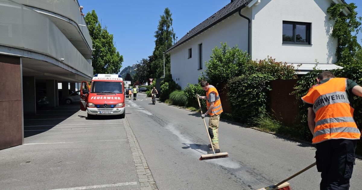 Einsatz-Nr. 040 | 17.06.2025 | 12:24 Uhr – Fattstraße und Schmerzenbildstraße >> Ölspur