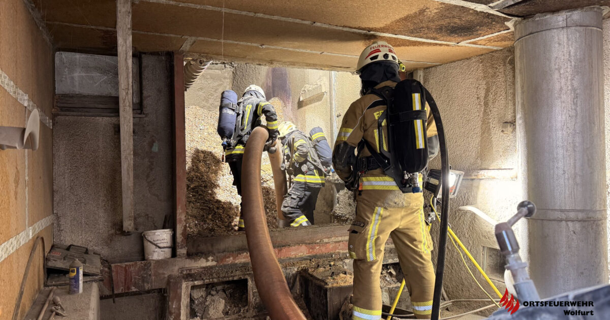 Silobrand in Wolfurt – aufwendiger Einsatz zur vollständigen Entfernung von Glutnestern