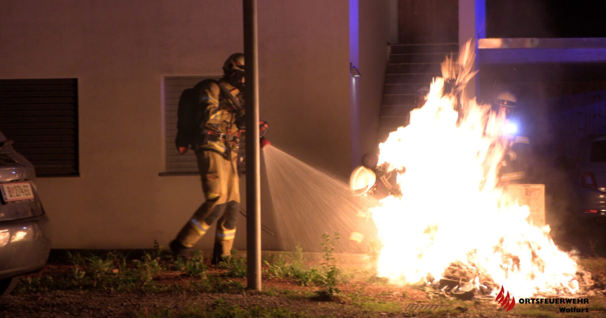 Weiterer Containerbrand in Wolfurt